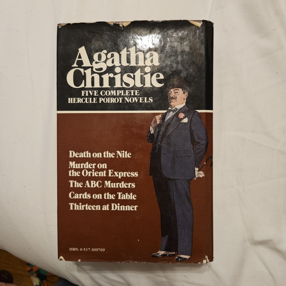 Five Complete Hercule Poirot Novels by Agatha Christie (1980, Hardcover) B-2 - Picture 2 of 6